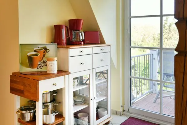 Küche / Küchenzeile Haus Dünenrose Ferienwohnung Inselnest