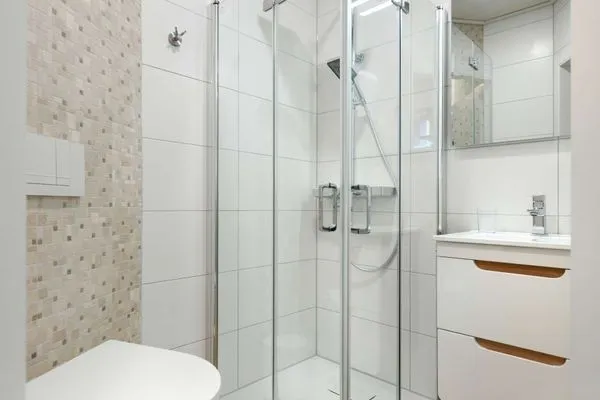 Badezimmer Ferienhäuser Siedlerstraße 11 Ferienhaus Nordseeglück 11.6