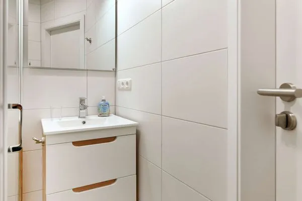 Badezimmer Ferienhäuser Siedlerstraße 11 Ferienhaus Nordseeglück 11.6