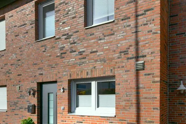 Fassade / Eingang Ferienhäuser Siedlerstraße 11 Ferienhaus Nordseeglück 11.6