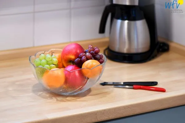 Küche / Küchenzeile Ferienhäuser Siedlerstraße 11 Ferienhaus Nordseeglück 11.6