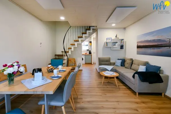 Wohnzimmer Ferienhäuser Siedlerstraße 11 Ferienhaus Nordseeglück 11.6