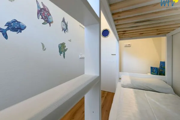 Schlafzimmer Ferienhäuser Siedlerstraße 11 Ferienhaus Nordseeglück 11.6