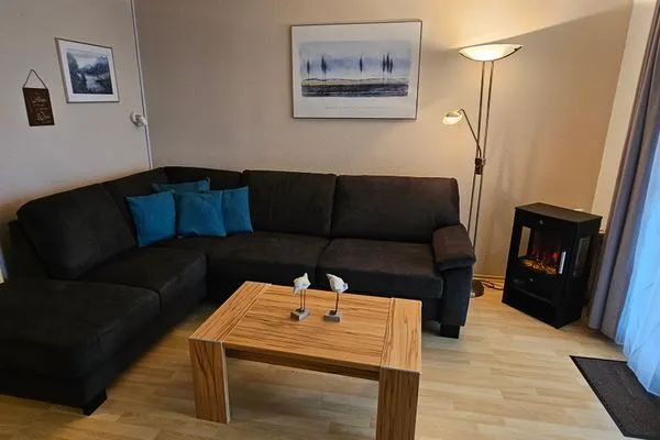 Wohnzimmer Feriendorf Hochbergle Haus 142 - Lechseeblick