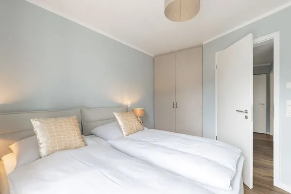 Schlafzimmer Sturmfrei Ferienwohnung "Suite 1"