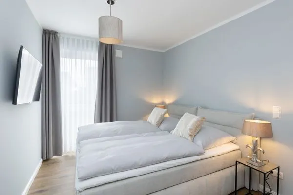 Schlafzimmer Sturmfrei Ferienwohnung "Suite 1"