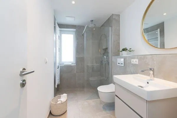 Badezimmer Sturmfrei Ferienwohnung "Suite 1"