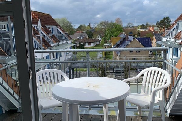 Boddenblick Wohnung 28 Zingst - Balkon