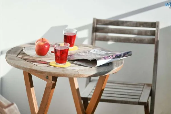 Balkon Ferienhäuser Siedlerstraße 11 Ferienhaus Nordseeglück 11.6