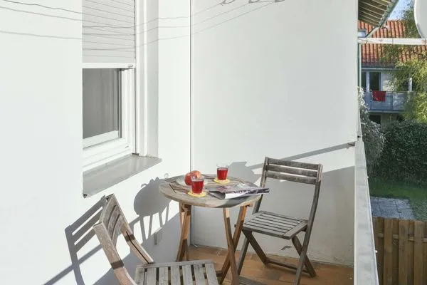 Balkon Ferienhäuser Siedlerstraße 11 Ferienhaus Nordseeglück 11.6