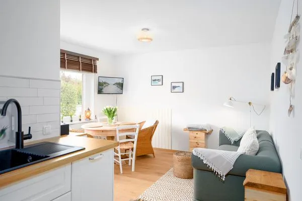 Küche / Küchenzeile  (KAS13b) Ferienwohnung Merlina´s Home