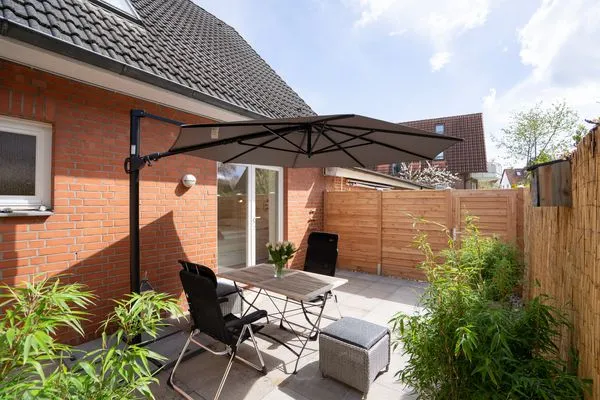 Terrasse  (KAS13b) Ferienwohnung Merlina´s Home