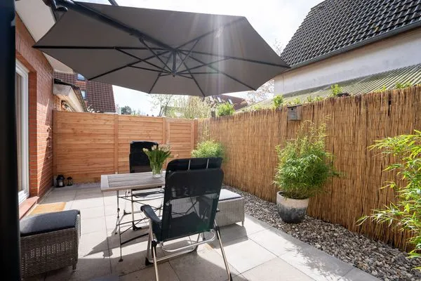 Terrasse  (KAS13b) Ferienwohnung Merlina´s Home