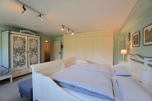 Schlafzimmer  Ferienwohnung Country Garden - Ein gemütliches Refugium für die Familie im Naturpark Schlei