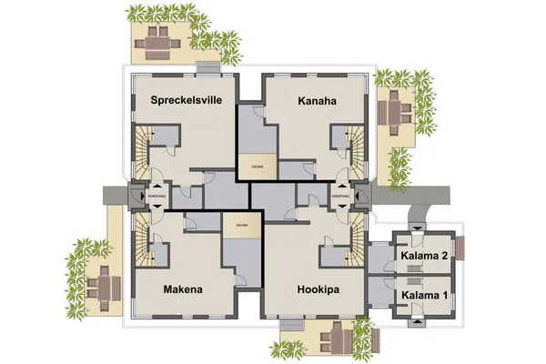 Grundriss  Typ C2 Lodge - Spreckelsville