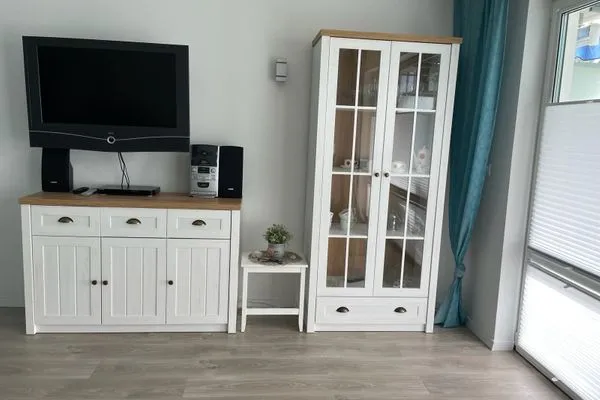 Wohnzimmer  (MEI2b) Ferienwohnung "Landkrabbe"