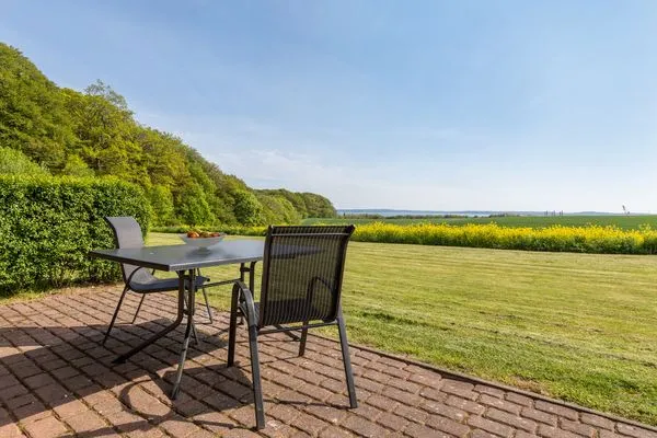Terrasse  Blockhaus Robinson Crusoe - 1. Reihe Meerblick