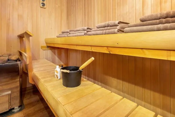 Sauna  Blockhaus Alexander von Humboldt - 2. Reihe Meerblick