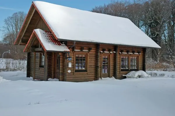 Hauptansicht  Blockhaus Christoph Columbus - Meerblick