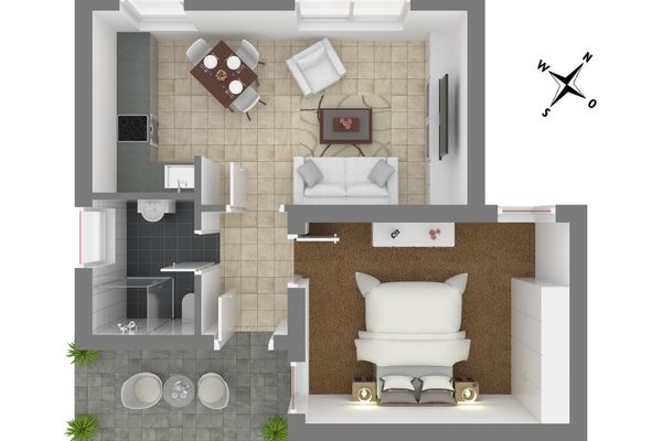 URLAUB IM KIEK IN Ferienhaus, "Seegras" Ostseebad Wustrow - 