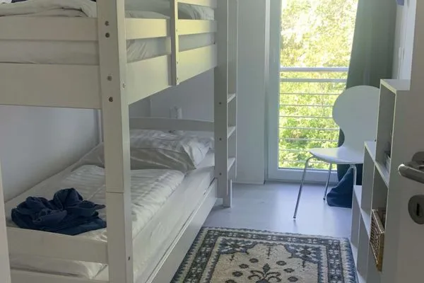 Schlafzimmer Villa Düna Ferienwohnung 3