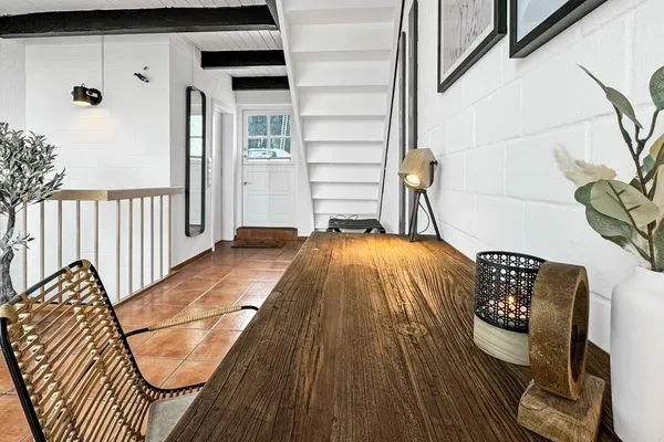 Fassade / Eingang  Traumhaftes Ferienhaus für bis zu 6. Personen mit Blick und Zugang zur Schlei