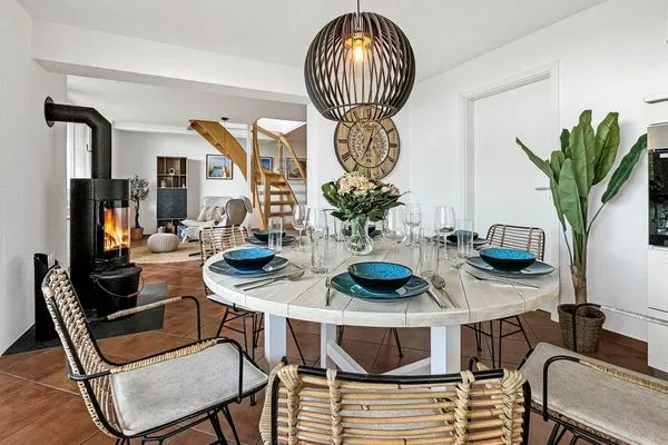 Küche / Küchenzeile  Traumhaftes Ferienhaus für bis zu 6. Personen mit Blick und Zugang zur Schlei