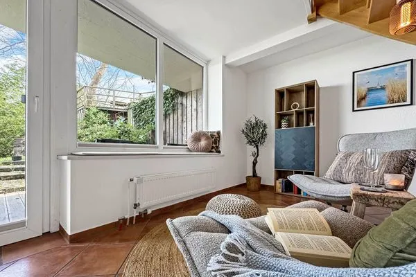 Meerblick  Traumhaftes Ferienhaus für bis zu 6. Personen mit Blick und Zugang zur Schlei