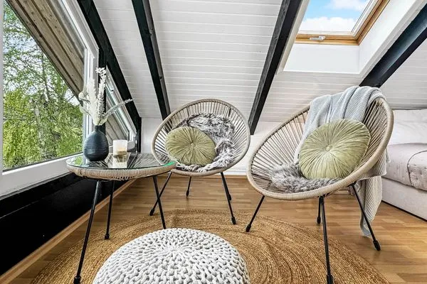 Meerblick  Traumhaftes Ferienhaus für bis zu 6. Personen mit Blick und Zugang zur Schlei