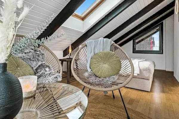 Schlafzimmer  Traumhaftes Ferienhaus für bis zu 6. Personen mit Blick und Zugang zur Schlei