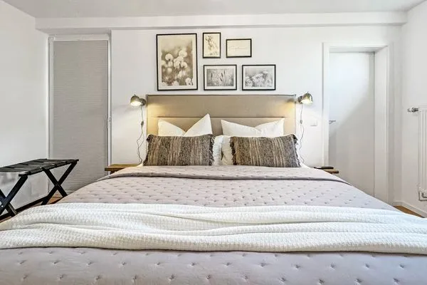 Schlafzimmer  Traumhaftes Ferienhaus für bis zu 6. Personen mit Blick und Zugang zur Schlei