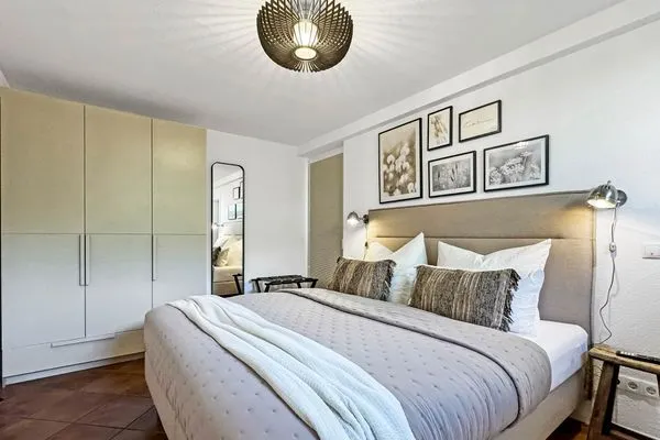 Schlafzimmer  Traumhaftes Ferienhaus für bis zu 6. Personen mit Blick und Zugang zur Schlei