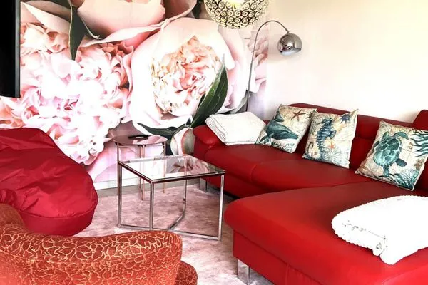 Wohnzimmer Villa Düna Ferienwohnung 5