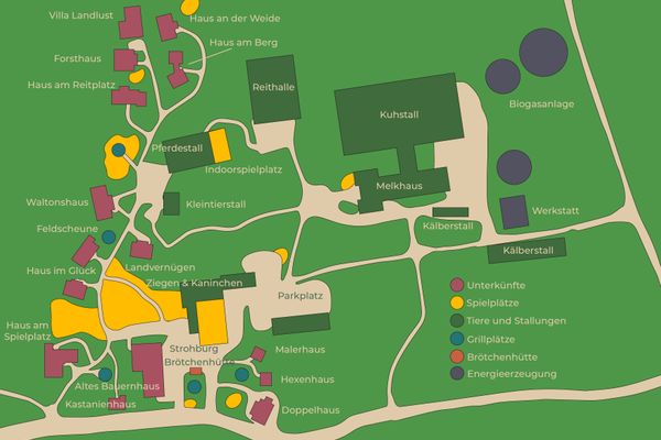 Haus am Spielplatz Strauß Schmallenberg - Lagplan Hof Köhne