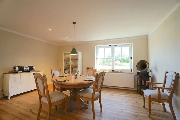 Küche / Küchenzeile  Ferienwohnung Hygge für zwei Personen im Naturpark Hüttener Berge in Ostseenähe