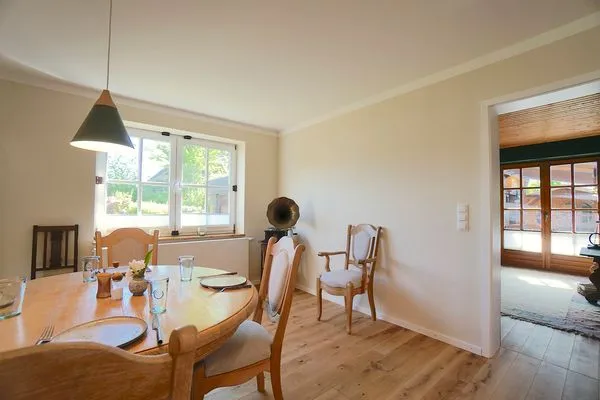 Küche / Küchenzeile  Ferienwohnung Hygge für zwei Personen im Naturpark Hüttener Berge in Ostseenähe