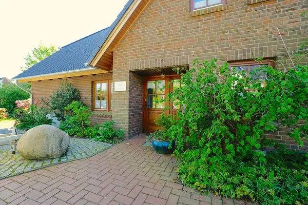 Fassade / Eingang  Ferienwohnung Hygge für zwei Personen im Naturpark Hüttener Berge in Ostseenähe