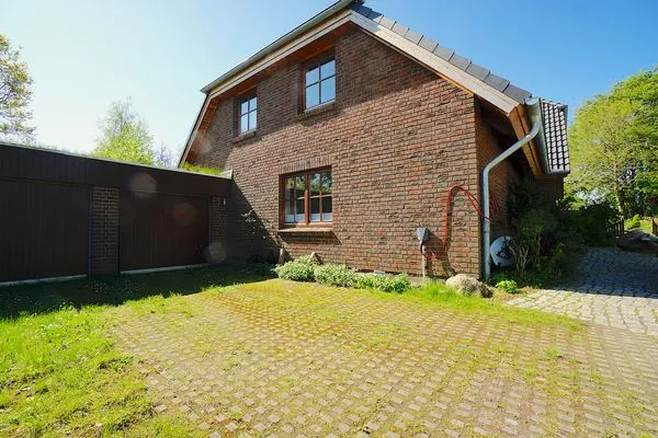 Fassade / Eingang  Ferienwohnung Hygge für zwei Personen im Naturpark Hüttener Berge in Ostseenähe