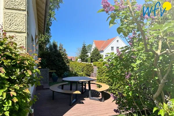 Fassade / Eingang Haus Rinelde Ferienwohnung "Deck 1"