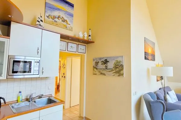 offene Küche Residenz am Strand Wohnung 2-39