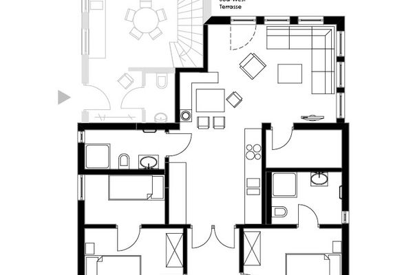  Kapitänshaus "Alter Ton in neuer Art" Born - Grundriss