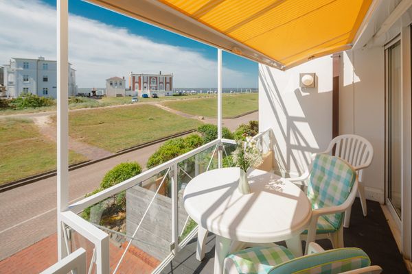  Küstenglück Norderney-Stadt - Balkon