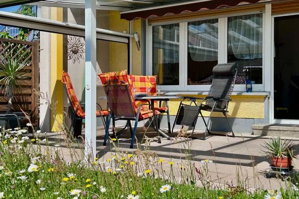  Ferienwohnung Uschis Sommergarten Seenahes Allgäu - Gartenblick