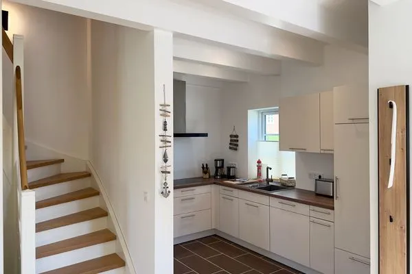 Küche / Küchenzeile Haus Dünenperle Ferienwohnung "Dünengras"
