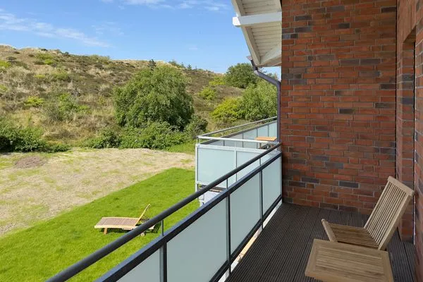 Balkon Haus Dünenperle Ferienwohnung "Dünengras"