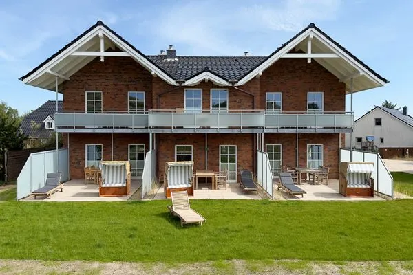 Hauptansicht Haus Dünenperle Ferienwohnung "Wanderdüne"