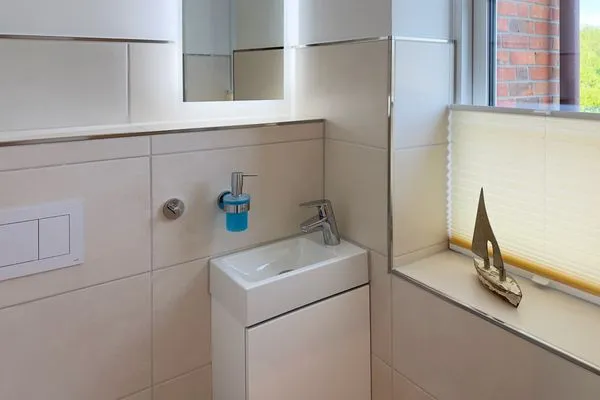 Gäste-WC Haus Dünenperle Ferienwohnung "Wanderdüne"