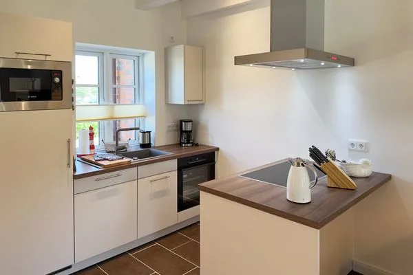 Küche / Küchenzeile Haus Dünenperle Ferienwohnung "Wanderdüne"