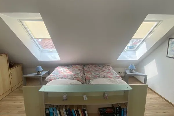 Schlafzimmer DG mit Doppelbett Residenz am Strand Ostseerauschen - Wohnung 5-72