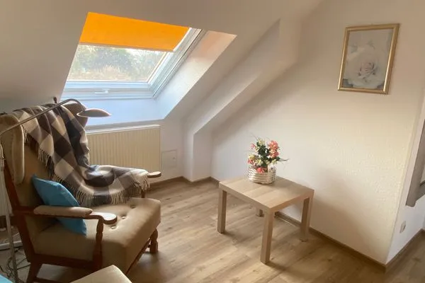 Schlafzimmer mit Leseecke Residenz am Strand Ostseerauschen - Wohnung 5-72